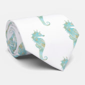 白の首結婚タイの乗馬 ネクタイ (ロール)