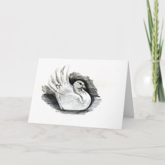 白の鳩 カード (正面)