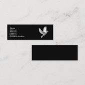 白の鳩 スキニー名刺 (正面/裏面)