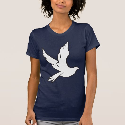 白の鳩 Tシャツ (正面)