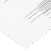 白の黒いおよび灰色のペンキの滴り テーブルクロス (アングル)