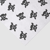 白の黒いどくろ印 薄葉紙 (詳細)