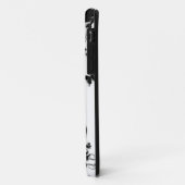 白の黒い種馬/馬の養育 Case-Mate iPhoneケース (裏面/左)