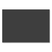 白の黒い詳細方向囲いカード テーブルナンバー (裏面)