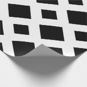 白の黒ダイヤ ラッピングペーパー (角)