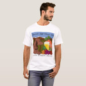 白の2018年のTemeculaの秋のウインナーのFestのTシャツ Tシャツ (正面フル)