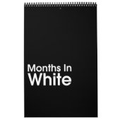 白の2019年の~のレスリーのコショウの月 カレンダー (カバー)