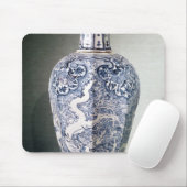 白の「Mei-八角形のP'ing」のつぼ マウスパッド (マウス)