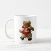 白のBGF コーヒーマグカップ (左)