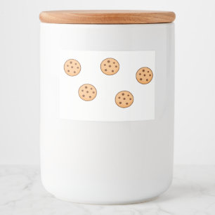 白のCookieパターン フードラベル