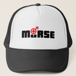白のMurseのロゴ キャップ