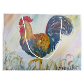 白のRooser ラージペーパーバッグ (裏面)