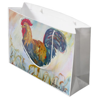 白のRooser ラージペーパーバッグ