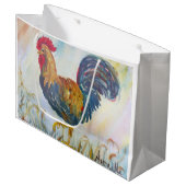 白のRooser ラージペーパーバッグ (正面アングル)