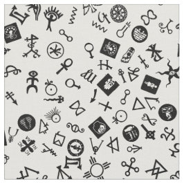 白のSymboliconの黒 ファブリック