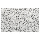 白のSymboliconの黒 ファブリック (ファットクウォーター)