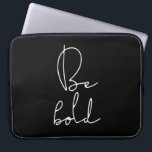 白はっきりしたフォント ラップトップスリーブ<br><div class="desc">Be:こはっきりしたのミニマルデザインのためにはっきりした大胆で大胆なシンプルアドバイス生活を恐れてはいけない。</div>