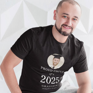 白はっきりした文字写誇りを持った真2025年卒業 Tシャツ