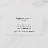 白はアポイントメントカードを切ります 予約カード (裏面)