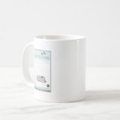 白は国有記念物1を紙やすりで磨きます コーヒーマグカップ (正面左)