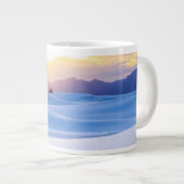 白は国有記念物3を紙やすりで磨きます ジャンボコーヒーマグカップ (正面右)