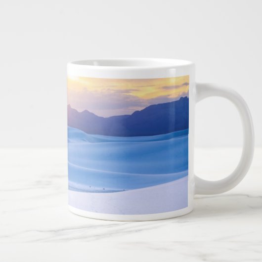 白は国有記念物3を紙やすりで磨きます ジャンボコーヒーマグカップ (右)