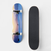 白は国有記念物3を紙やすりで磨きます スケートボード (正面)