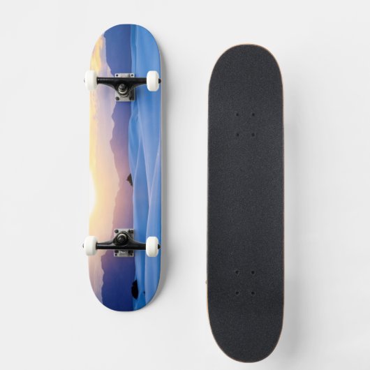 白は国有記念物3を紙やすりで磨きます スケートボード (正面)