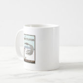 白は国有記念物4を紙やすりで磨きます コーヒーマグカップ (正面左)