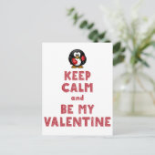 白は平静を保ち、私のバレンタインの郵便はがきです シーズンポストカード (スタンド正面)