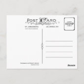 白は朝の郵便はがきを紙やすりで磨きます ポストカード (裏面)