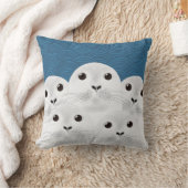 白は装飾用クッションを密封します クッション (ブランケット)