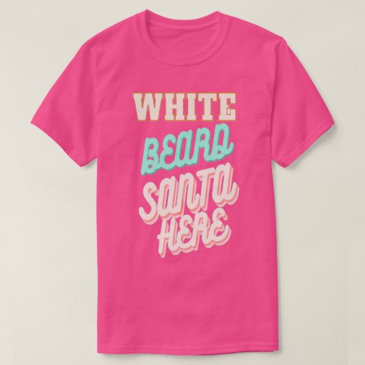 白ひげサンタ Tシャツ (デザイン正面)