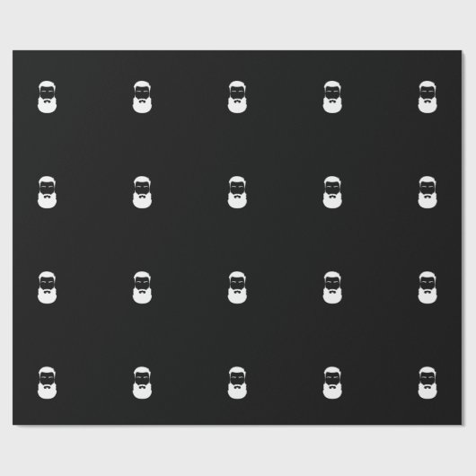 白ひげラッピング紙 ラッピングペーパー (フラット)