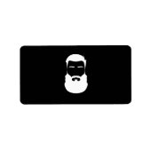 白ひげラベル ラベル (正面)