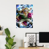 白ひげ ポスター (ホームオフィス)