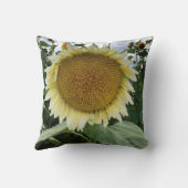 白ひまわり クッション (裏面)