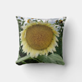 白ひまわり クッション (正面)