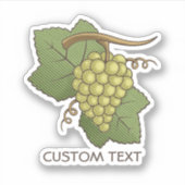 白ぶどう シール (正面)
