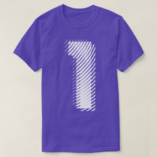 白ぼやけの1 Tシャツ (デザイン正面)