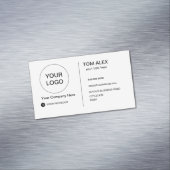 白またはモダン任意の色のプロフェッショナルプレーンBusin マグネット名刺 (インサイチュ)