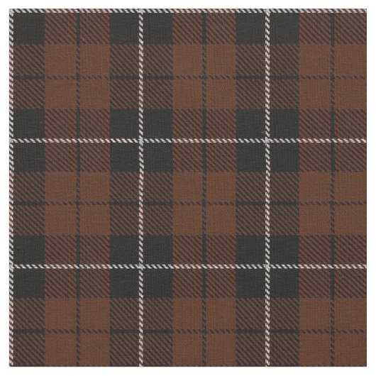 白または黒のストライブ柄が付いている豊富なココヤシの茶色の格子縞 ファブリック (クローズアップ)