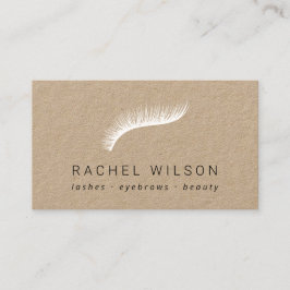 白まつげクラフ素朴ト化粧アーティストラッシュ 名刺
