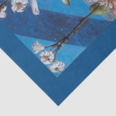 白ゆりの青いクリスマスの天使 薄葉紙 (詳細)