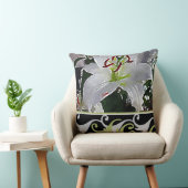 白ゆりアクセントクッション クッション (椅子)