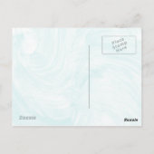 白ゆり花はがき ポストカード (裏面)