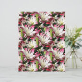 白ゆり花自然柄スクラップブック (スタンド正面)