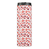 白よくはしゃぐの手書き赤いハート タンブラー (裏面)