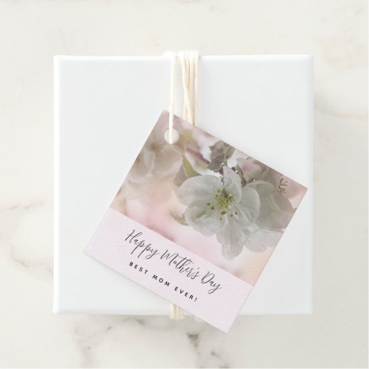 白りんご花写真母の日 フェイバータグ (インサイチュ)