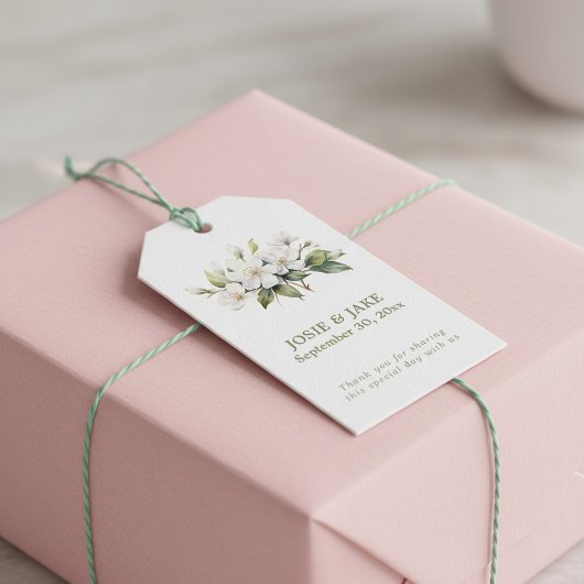 白りんご花好み ギフトタグ